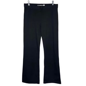 BETABRAND / black boot cut dress pant yoga pants / L